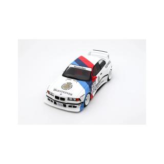 BMW E36 KHYZYL SALEEM WHITE 2024 OttO mobile 1:18 Resinemodell (Türen, Motorhaube... nicht zu öffnen!)